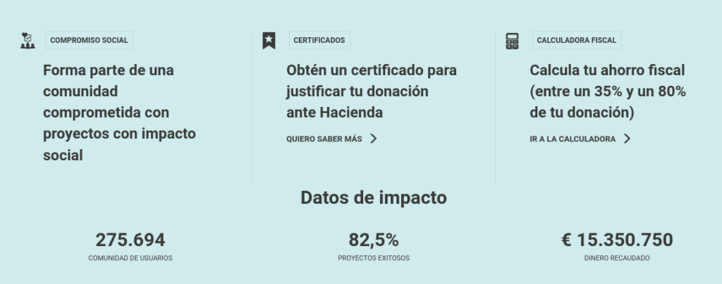 Goteo - Matchfounding y Croudfownding