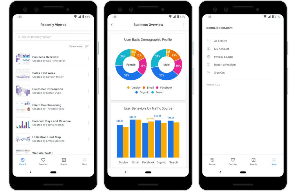 looker apps aplicaciones moviles